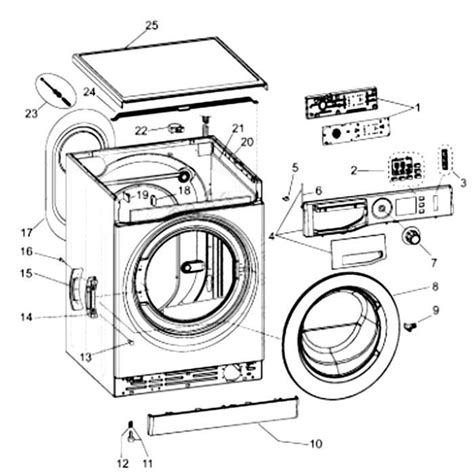 Hublot complet repère 8 Lave linge ARISTON HOTPOINT BAUKNECHT