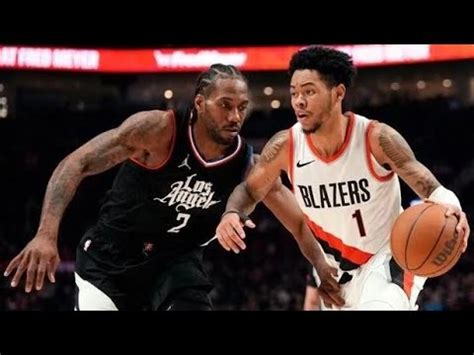 Los Angeles Clippers Vs Portland Trail Blazers Full Game Highlights