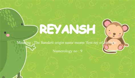 Reyansh Name Meaning