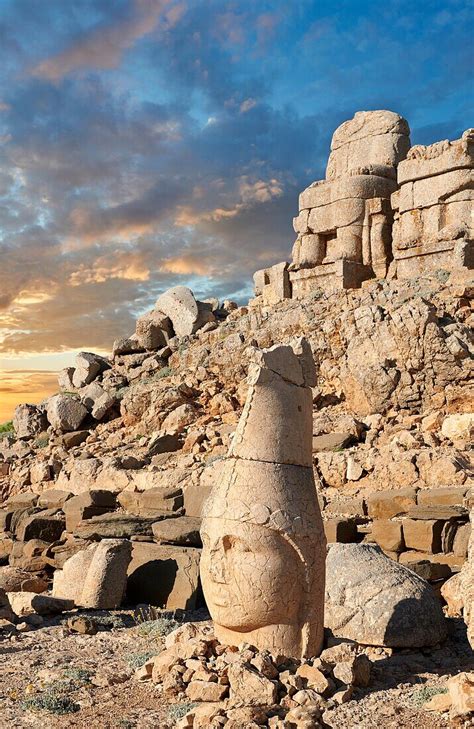 Statue Head At Sunrise Of Apollo In License Image 71398430 Lookphotos