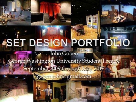 Set Design Portfolio - John Goben