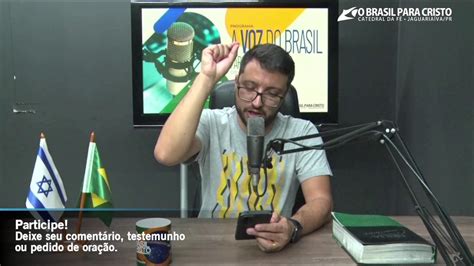 Programa A Voz Do Brasil Para Cristo ONLINE 16 01 2024 YouTube