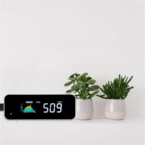 Smart Carbon Dioxide Analyzer Test CO2 Temperature Indoors Outdoors