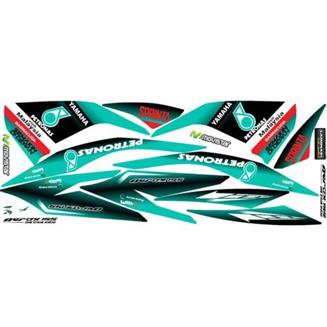 Jual Stripping Decal Full Body Aerox Petronas Shopee Indonesia