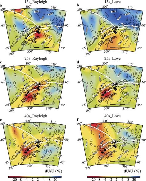 Tomography Maps Of The Bransfield Strait For A S Rayleigh Wave