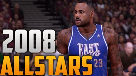 Nba 2k16 2008 Nba Allstar Jersey And Court Tutorial Youtube