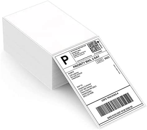 MUNBYN 4x6 Direct Thermal Fanfold Shipping Labels 500 Pics For Address