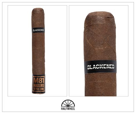 Blackened Cigars M81” Robusto Halfwheel