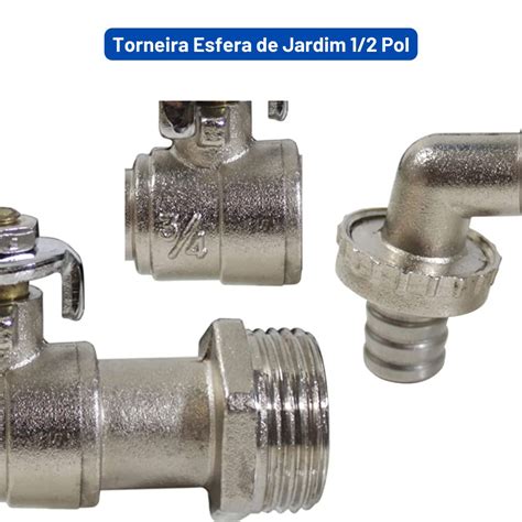 Torneira Esfera Lavanderia Jardim Tanque Uso Geral Quintal V Lvula