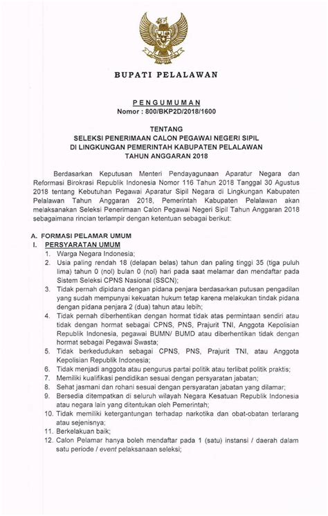 Pdf Bkd Pelalawankab Go Idbkd Pelalawankab Go Id Files Pengumuman