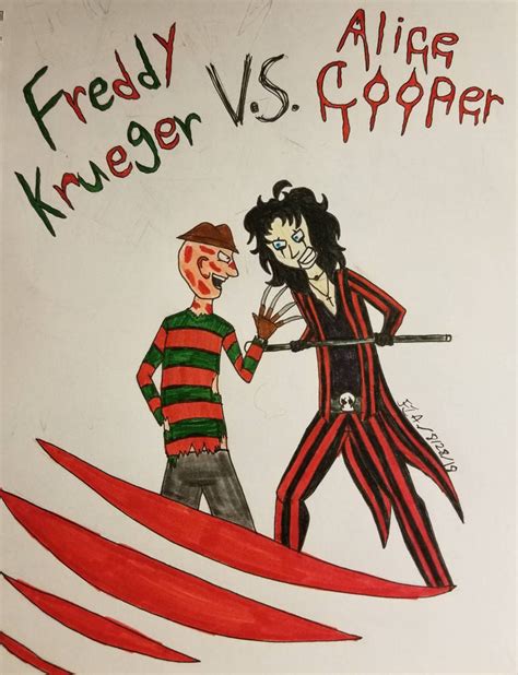 Freddy Krueger Vs Alice Cooper By Wickedyounggirl On Deviantart