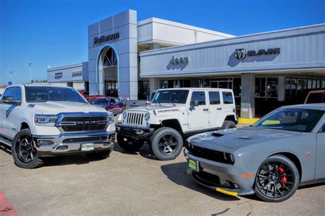 Patterson Dodge Chrysler Jeep Ram | Dealership in Tyler | Patterson Cars