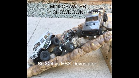 SCX24 Crawler Course With HBX Devastator YouTube