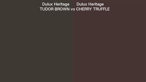 Dulux Heritage Tudor Brown Vs Cherry Truffle Side By Side Comparison