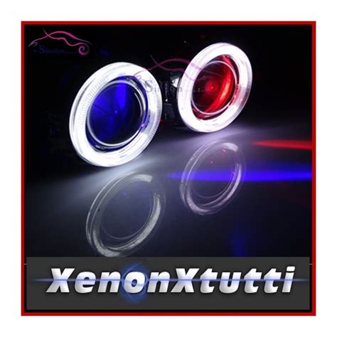 Coppia Led Devil Eyes Per Lenticolare Colore Viola