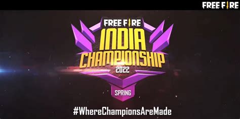 Free Fire India Championship FFIC 2022 Spring Registration Date And