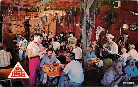 1950s Jim Mccorveys Old South Barbecue Ranch Interior Fort Myers