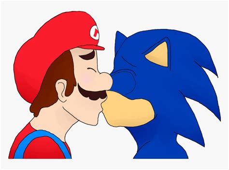 Mario And Sonic Kissing