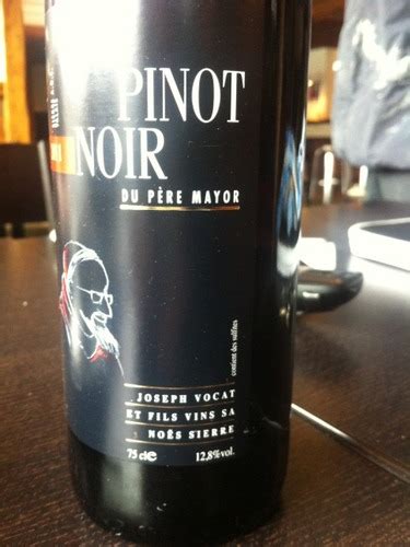 Domaine Des Cr Tes Joseph Vocat Fils Pinot Noir Du P Re Mayor