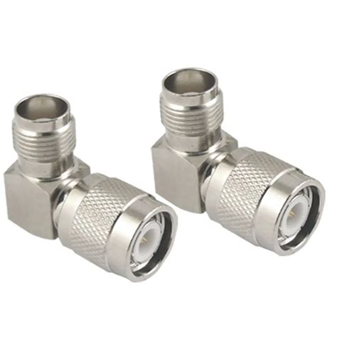 Pcs Tnc Male To Female Right Angle Rf Coaxial Adapter Connectors