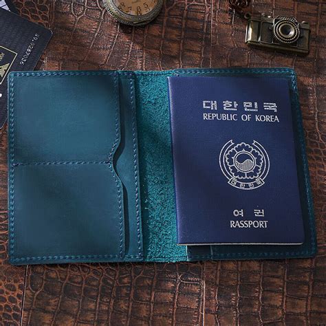 Vintage Genuine Leather Passport Holder Cover Travel Wallet Id Credit Cards Case Ebay