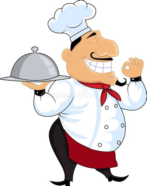 Chef Cartoon With Ok Sign Stock Vector Illustration Of Holding