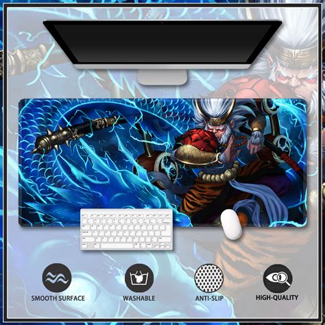 Sun Wukong Customised Mouse Pad Gaming Table Mat Stitched Edge Rubber