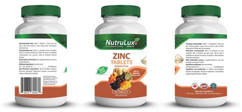 Zinc (50 mg Zinc) Halal Gelatin Free Tablets - Nutrulux.ca