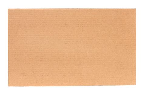 Premium Photo Piece Of Corrugated Cardboard Torn Isolated On White