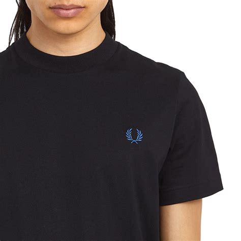 Fred Perry Soundwave Back Graphic T Shirt Black HHV