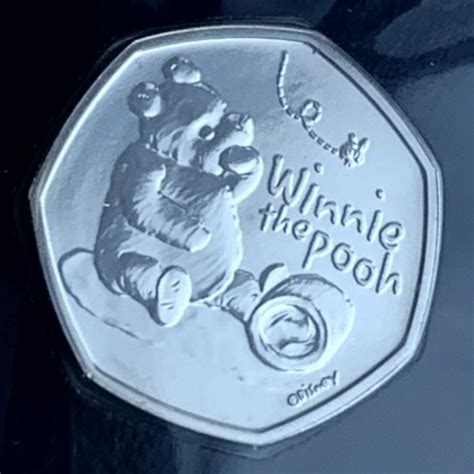 Winnie the Pooh and Friends 50p Tigger and Owl - BU, Colour Silver and ...