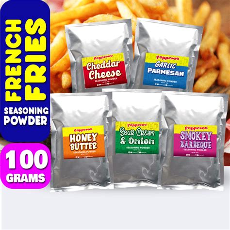 French Fries Powder Seasonings 100g Flavors To Choose Cheese