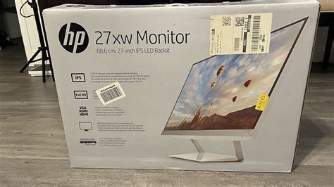 Hp Pavilion Xw Led Backlit Monitor Silver White Ebay