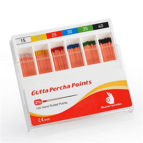 Gutta Percha Points 2 Taper Iso Color Coded Slide Box Mr Dental