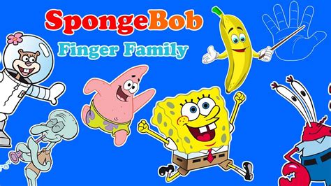 Spongebob SquarePants Finger Family Song - Kids Song - Banana Kids TV ...