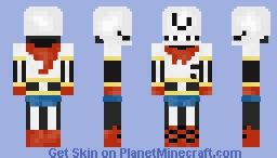 Papyrus Undertale Minecraft Skin