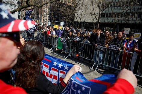 What The Nyc Crowd Was Like As Trump Surrendered Time