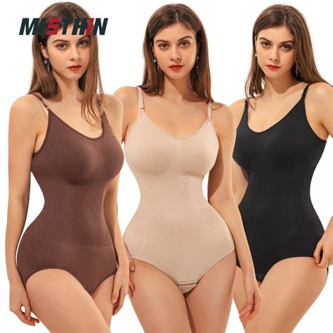 Misthin Bodysuit Full Body Shaper Woman Flat Belly Push Up Butt Lifted Corset Underwear Colombia