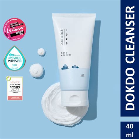 Round Lab 1025 Dokdo Cleanser 40 Ml Korean Skin Care