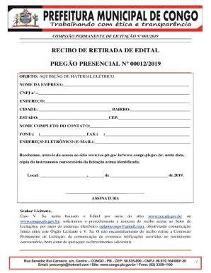 Preenchível Disponível FUNDO MUNICIPAL DE SADE DE CONGO Fax Email