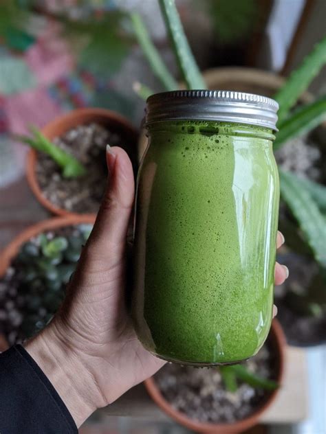 Clean Green Energy Smoothie Raw Vegan Antioxidant Rich Gluten Free