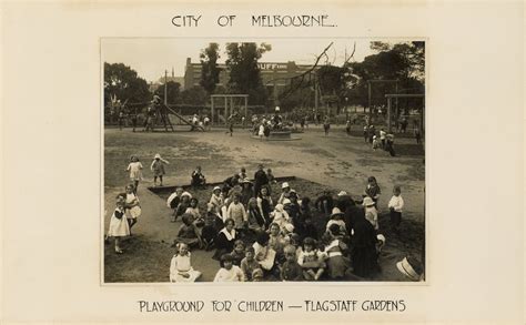 Image of a children's playground in Flagstaff gardens - City Collection