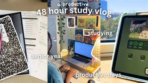 48 Hour Study Vlog First Senior Event Productive Days In My Life