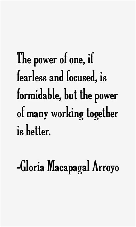 Gloria Macapagal Arroyo Quotes & Sayings