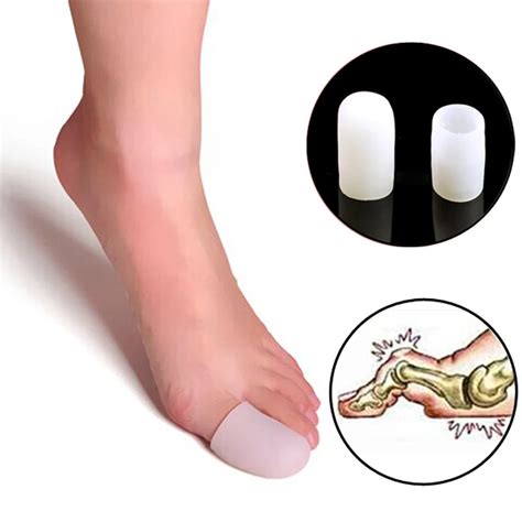 10Pcs Silicon Gel Cover Foot Injured Toe Separator Health Insole Feet