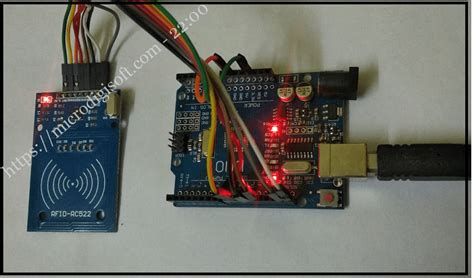 Radio Frequency Identification Arduino Board Electronic Circuit