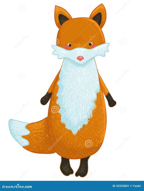 Fox Cartoon Character Stock Image - Image: 32253001