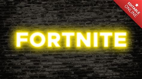 Fortnite Gele Lichte Tekst Effect Generator