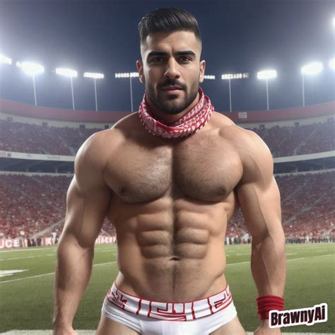 Brawnyai On Twitter Ready To Hit The Field And Play My Heart Out ⚽🏃‍♂️ This Hot Arab Hunk Is