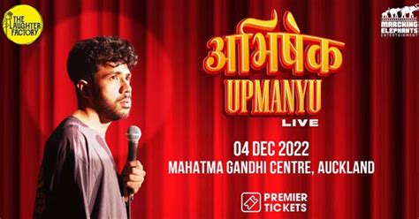 Stand-up Comedy Australia/NZ Tour 2022 by Abhishek Upmanyu - Premier Tickets